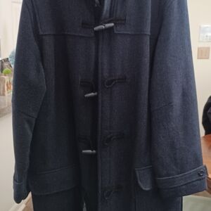 Men's Navy Toggle Coat